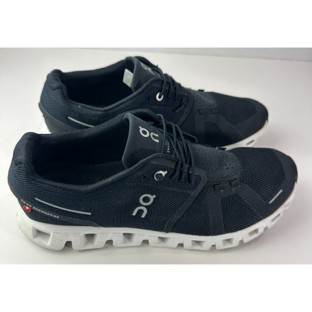 On Running Cloud 5 Shoes Black & White 59.98919 Men's Size 9 Running Sneakers - Picture 12 of 12
